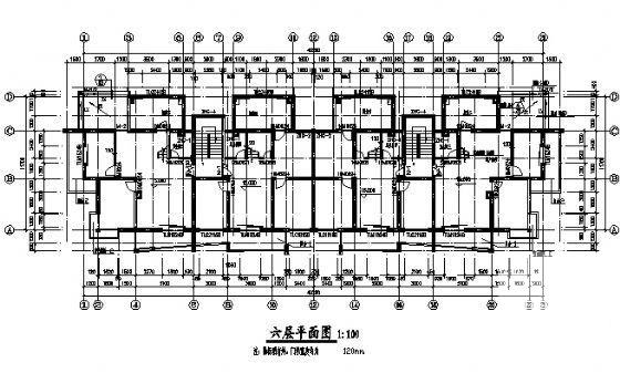 7层框剪结构住宅楼建筑施工CAD图纸 - 3