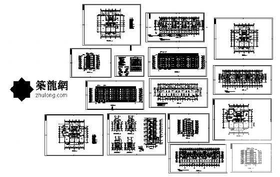 带地下车库的6层多层住宅楼 - 1