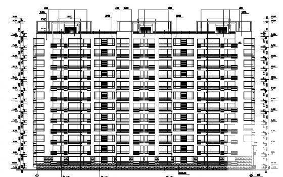 12层板式住宅楼建筑方案设计图纸（剪力墙结构） - 2