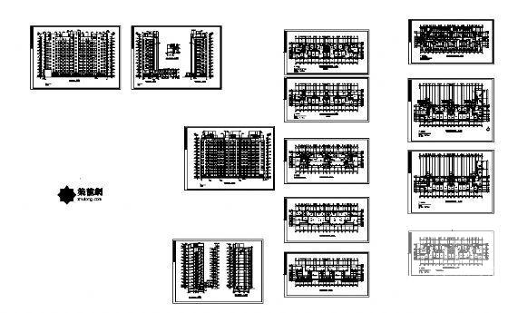 12层板式住宅楼建筑方案设计图纸（剪力墙结构） - 4