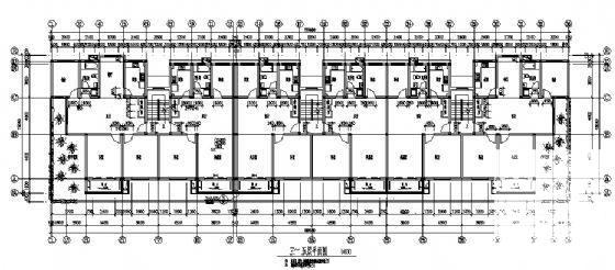 框剪结构6层宿舍楼建筑CAD施工图纸 - 4