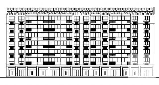 跃层组合的7层住宅楼建筑设计方案（框剪结构） - 3