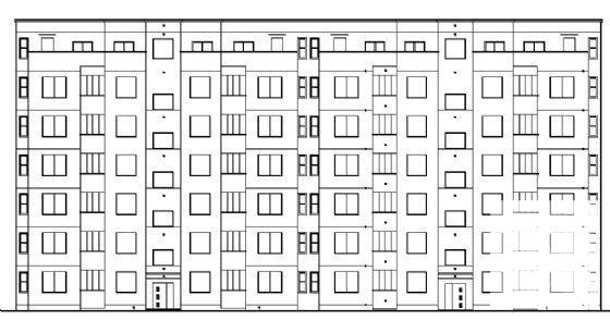 精美实用的7层住宅楼建筑CAD施工图纸 - 1