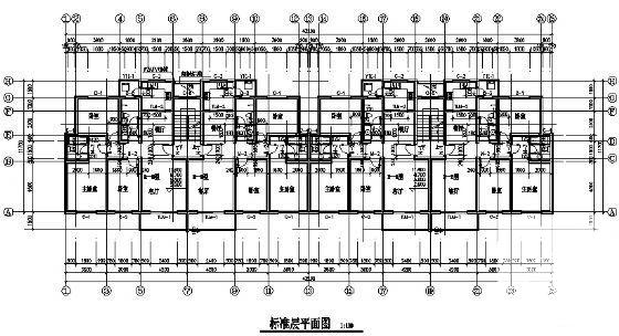 精美实用的7层住宅楼建筑CAD施工图纸 - 3