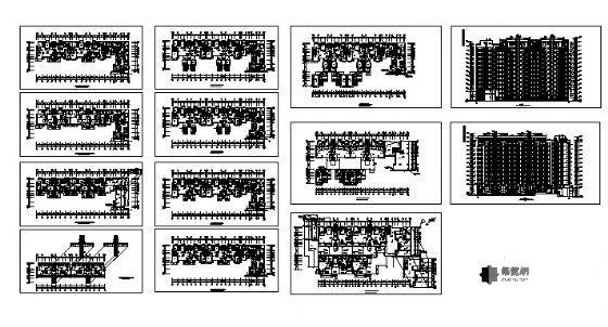 13层万科高层住宅楼建筑方案设计图纸（框剪结构） - 1