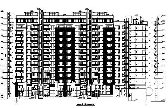 13层万科高层住宅楼建筑方案设计图纸（框剪结构） - 3