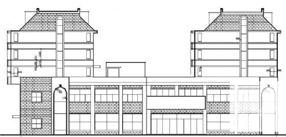 5层商住楼建筑CAD施工图纸 - 3