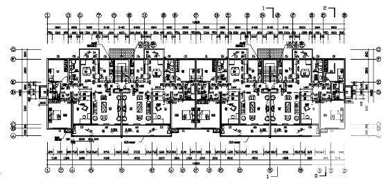 群星花园小区住宅楼建筑CAD施工图纸 - 3