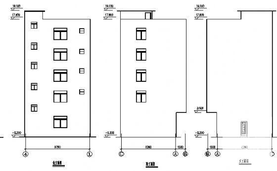 5层私人住宅楼建筑CAD施工图纸 - 4