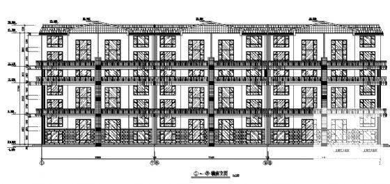 23.4米7层复式砖混结构商品房建筑施工CAD图纸 - 2
