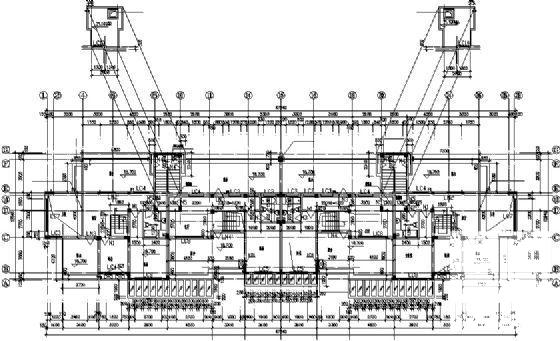 7层框架结构住宅楼建筑施工CAD图纸 - 3