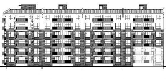 6层框架剪力墙结构组合住宅楼建筑CAD施工图纸 - 2
