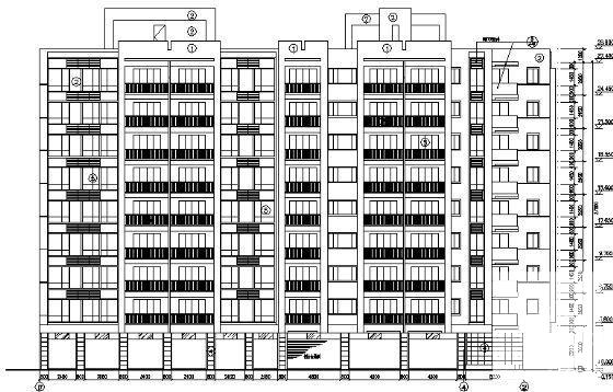 9层底商住宅楼建筑设计方案（框架结构） - 2