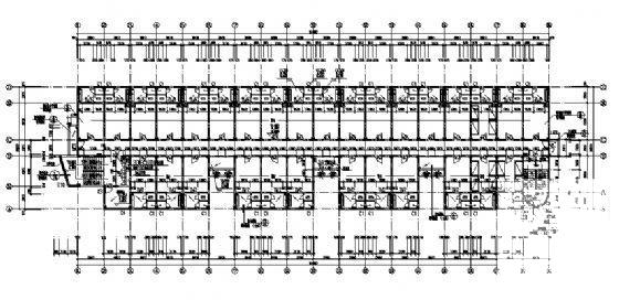 7层高校学生宿舍楼（框架剪力墙结构） - 3