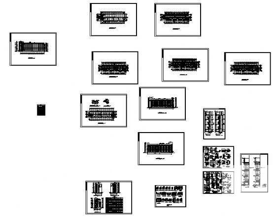 7层高校学生宿舍楼（框架剪力墙结构） - 4