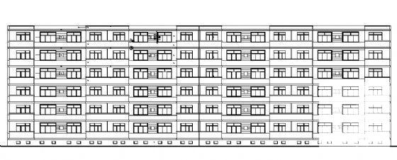 6层住宅楼建筑CAD施工图纸 - 3