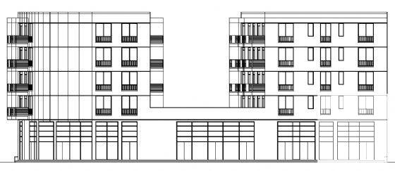5层砖混结构宿舍楼CAD施工图纸 - 2