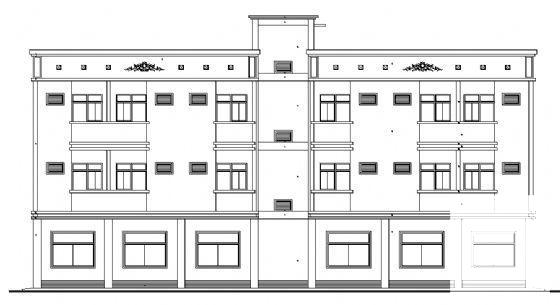 多层宿舍楼建筑CAD施工图纸 - 4