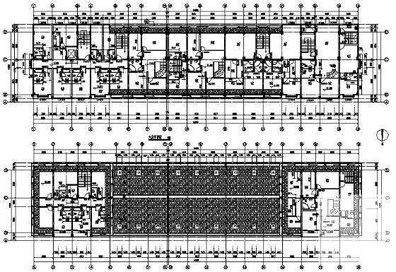 6层框架结构商服楼建筑、结构CAD图纸及计算书 - 4