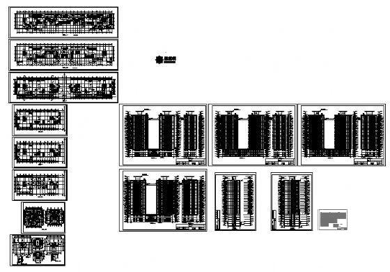 地上26层地下2层商住楼建筑设计CAD施工图纸 - 1