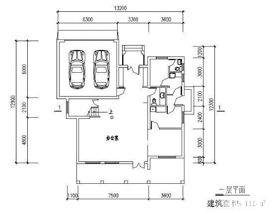 简单的别墅建筑图纸 - 4