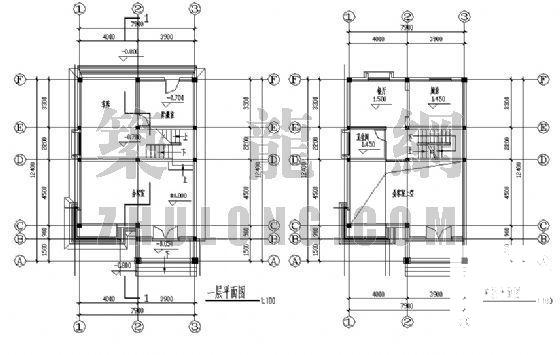 简单的别墅建筑CAD图纸 - 4
