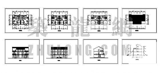 小康农居建筑CAD图纸 - 1