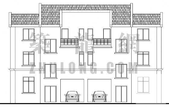 精美小康农居建筑CAD图纸 - 2