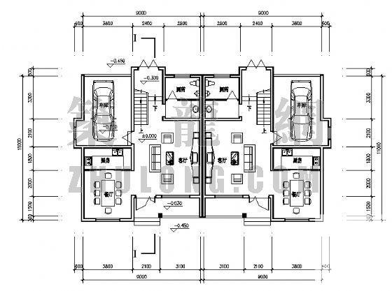 小康农居建筑设计CAD图纸 - 3