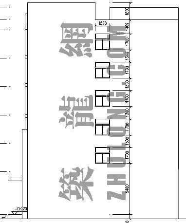 框架结构多层综合楼建筑CAD施工图纸 - 4