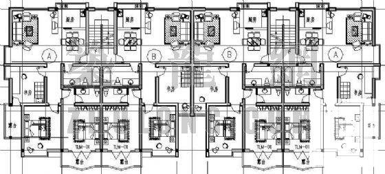 住宅楼建筑CAD图纸 - 1
