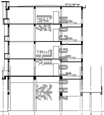 商厦住宅区建筑CAD图纸 - 3