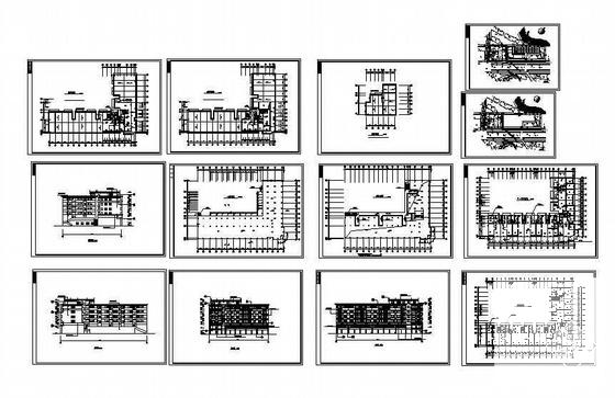 东方商厦住宅建筑CAD施工图纸 - 2