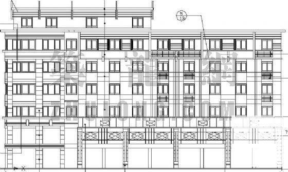 东方商厦住宅建筑CAD施工图纸 - 4