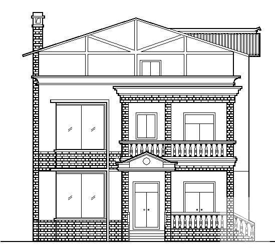 农村住宅建筑CAD施工图纸 - 3