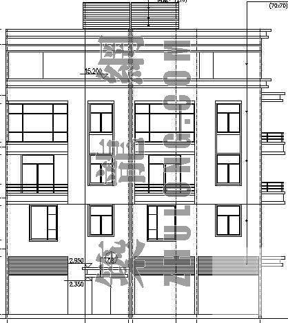 私人别墅建筑结构电气给排水CAD施工图纸 - 1