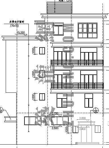 私人别墅建筑结构电气给排水CAD施工图纸 - 3