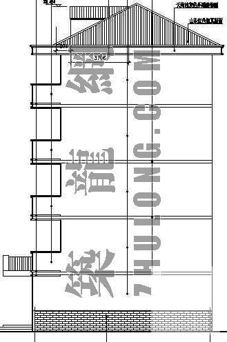 中学学生公寓建筑CAD施工图纸 - 2