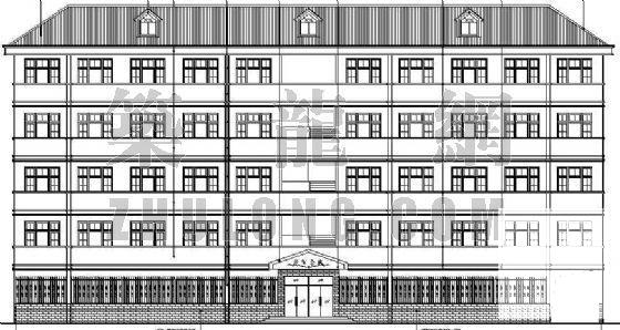 中学学生公寓建筑CAD施工图纸 - 4