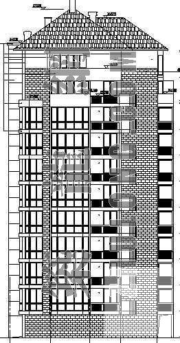 小型住宅楼建筑CAD施工图纸 - 1