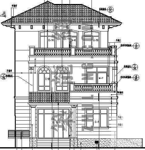 精美别墅建筑CAD施工图纸 - 1