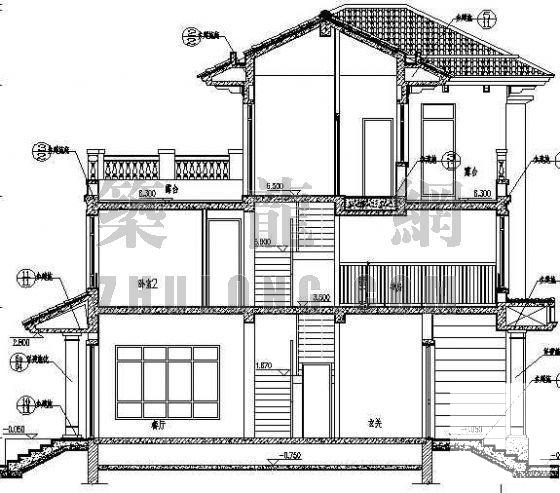 精美别墅建筑CAD施工图纸 - 2