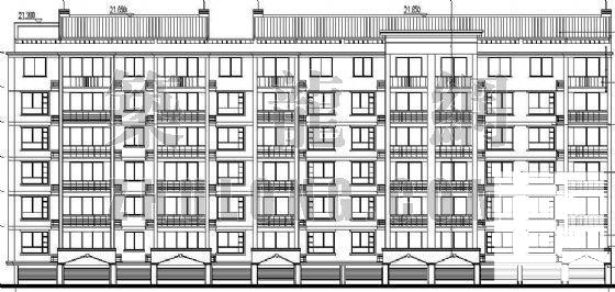 小区住宅楼建筑CAD施工图纸 - 3