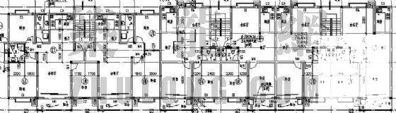 小区住宅楼建筑CAD施工图纸 - 4