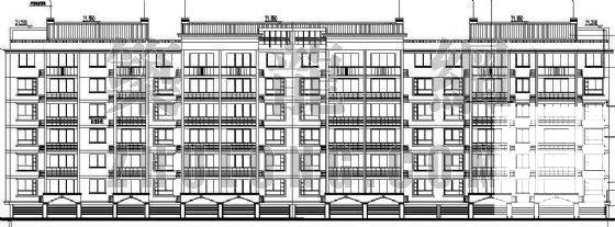 小区住宅楼建筑CAD施工图纸 - 3