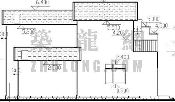 村镇小别墅建筑CAD施工图纸 - 3