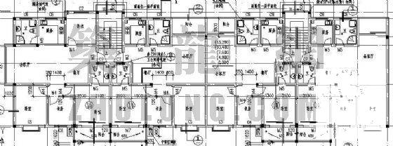 精美小区住宅楼建筑CAD施工图纸 - 1