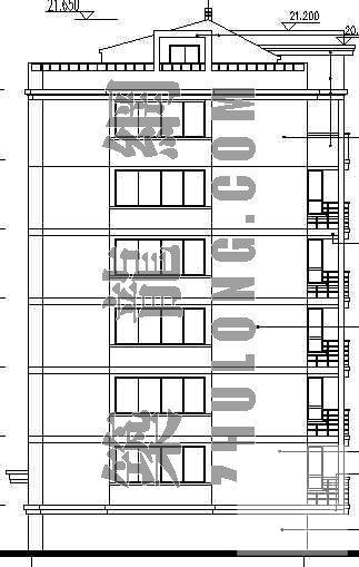 精美小区住宅楼建筑CAD施工图纸 - 3