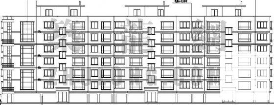 单位宿舍公寓楼建筑CAD施工图纸 - 2
