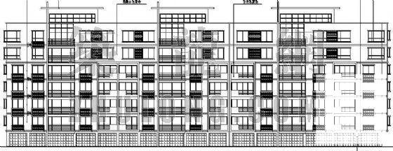 单位宿舍公寓楼建筑CAD施工图纸 - 4
